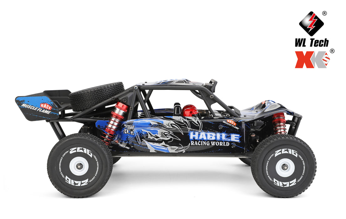 Wltoys 124018 RTR 1/12 2.4G 4WD 60km/h Metal Chassis RC Car Off-Road Climbing Truck Vehicles Models Kids Toys - Makerfire