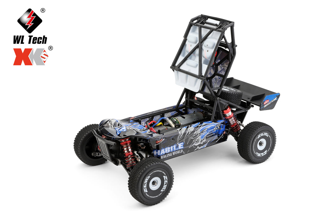 Wltoys 124018 RTR 1/12 2.4G 4WD 60km/h Metal Chassis RC Car Off-Road Climbing Truck Vehicles Models Kids Toys - Makerfire