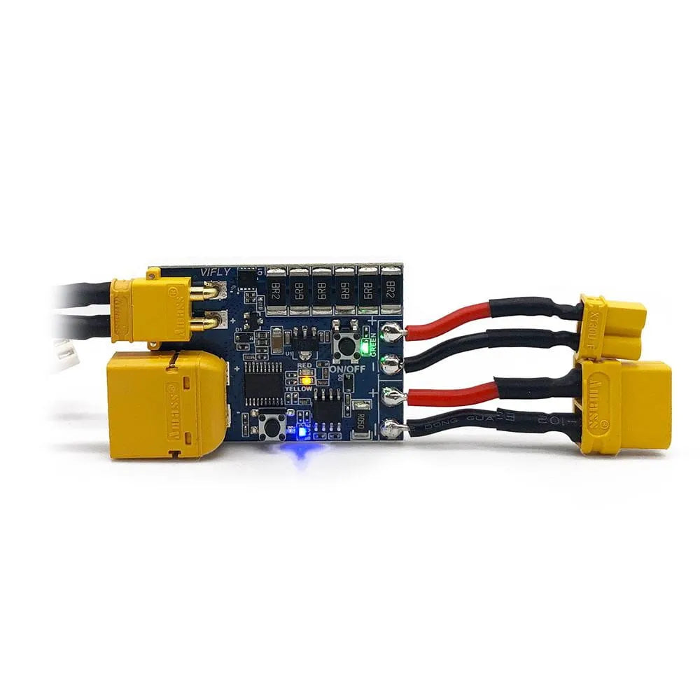 VIFLY ShortSaver 2 Smart Smoke Stopper XT60 + XT30 Connector 1A/2A 7-25V (2-6S) - Makerfire